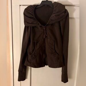 Prairie Underground brown cloak sweatshirt-m